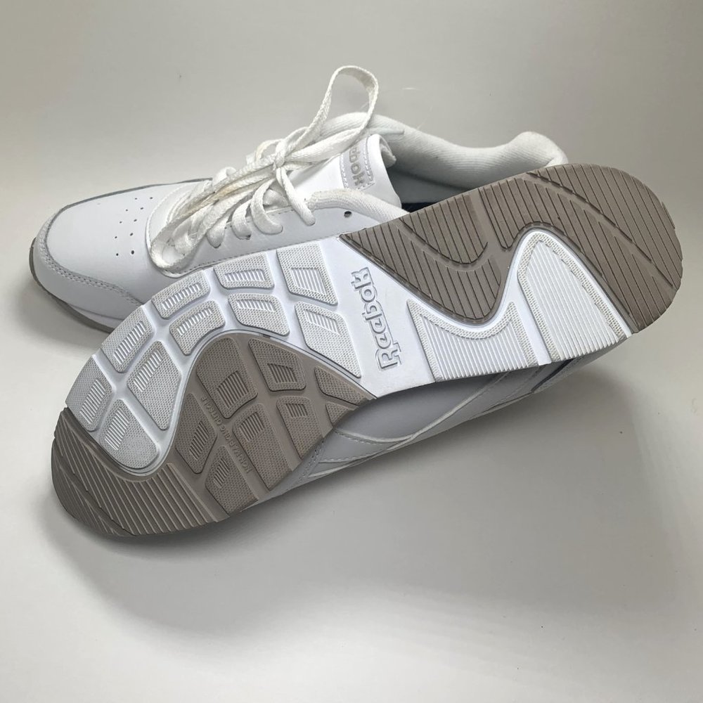 Reebok Royal Glide White Trainers with Comfort Footbed - Size US 9.5 - Picture 8 of 16
